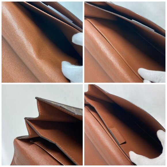 LOUIS VUITTON M53331 Monogram Serviette Conseiller Document Case Hand Bag - Picture 16 of 16